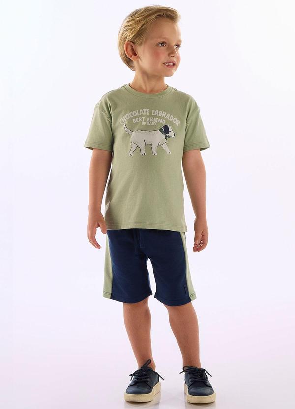 Up Baby - Conjunto Labrador Infantil Masculino Verde