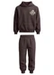 Malwee Kids - Conjunto League Football em Moletom Marrom - variação: Marrom