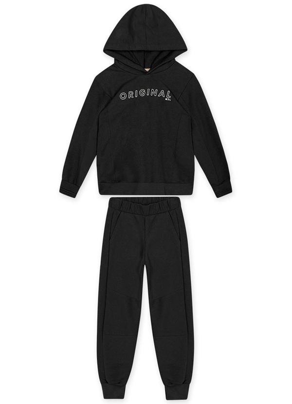 Marisol - Conjunto Longo com Capuz Moletom Masculino Infanti