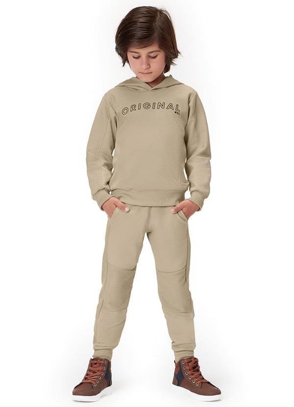 Marisol - Conjunto Longo com Capuz Moletom Masculino Infanti