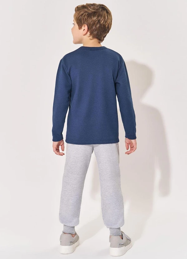 Abrange - Conjunto Longo Infantil Menino Creativity Azul 2