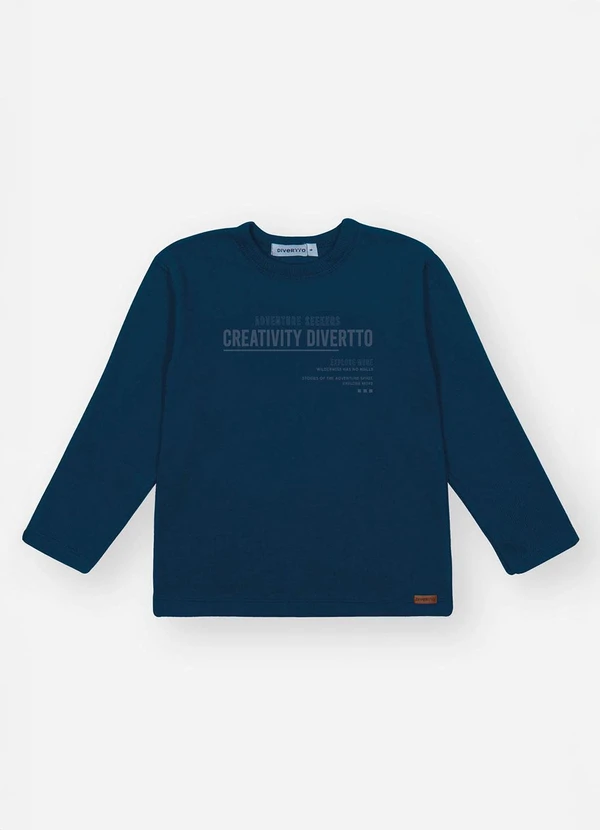 Abrange - Conjunto Longo Infantil Menino Creativity Azul 4