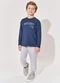 Abrange - Conjunto Longo Infantil Menino Creativity Azul - variação: Azul