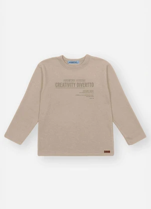 Abrange - Conjunto Longo Infantil Menino Creativity Bege - ABRANGE