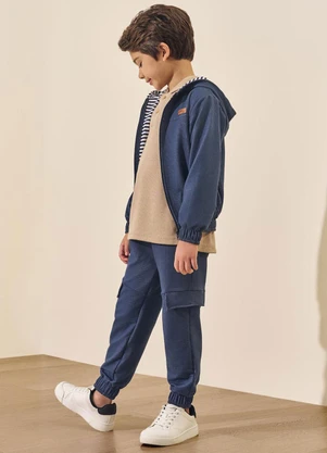 Abrange - Conjunto Longo Infantil Menino Dvtt Azul - ABRANGE