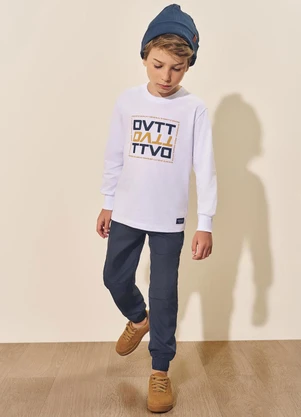 Abrange - Conjunto Longo Infantil Menino Dvtt Branco - ABRANGE