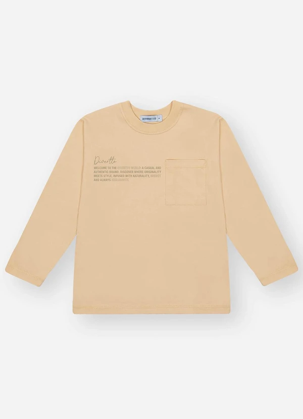 Abrange - Conjunto Longo Infantil Menino Estampa 3d Bege 2