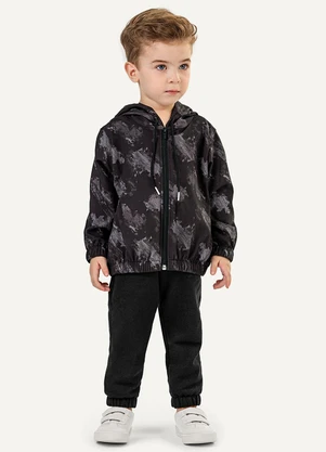 Colorittá - Conjunto Longo Infantil Menino Estampado Preto - COLORITTÁ