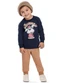 Elian - Conjunto Longo Infantil Menino Journey Azul - variação: Azul