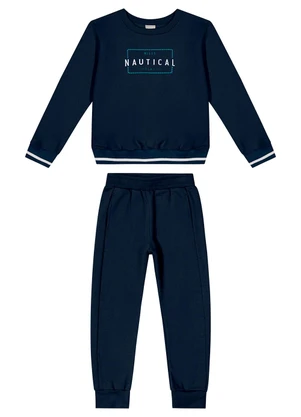 Colorittá - Conjunto Longo Infantil Menino Nautical Azul - COLORITTÁ