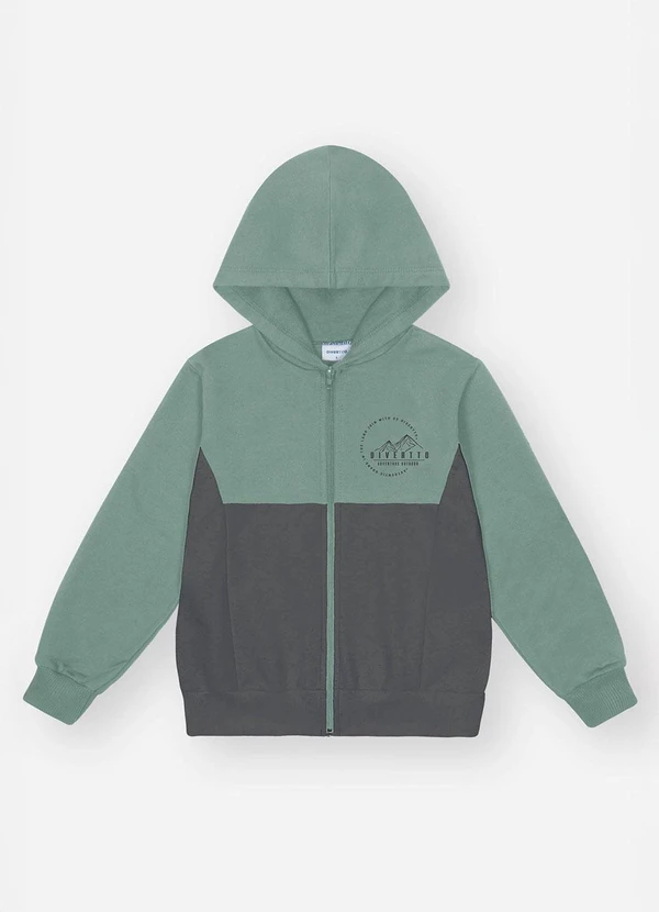 Abrange - Conjunto Longo Infantil Menino Outdoor Verde 2