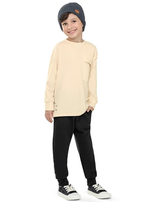 Colorittá - Conjunto Longo Infantil Menino Urbano Bege - COLORITTÁ