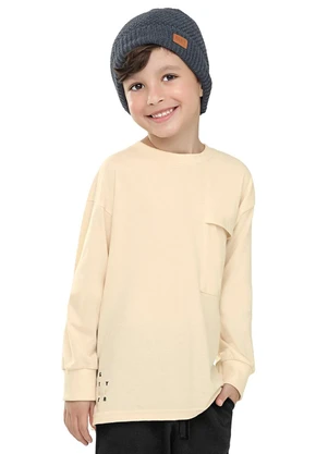 Colorittá - Conjunto Longo Infantil Menino Urbano Bege - COLORITTÁ