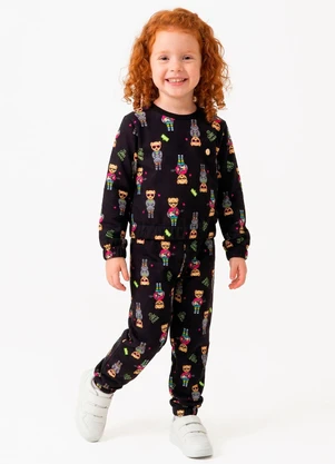 Marisol - Conjunto Longo Menino Preto - MARISOL