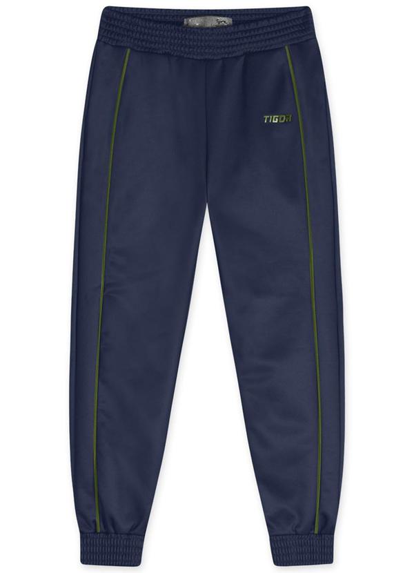 Tigor T Tigre - Conjunto Longo Moletom Infantil Masculino Azul 3