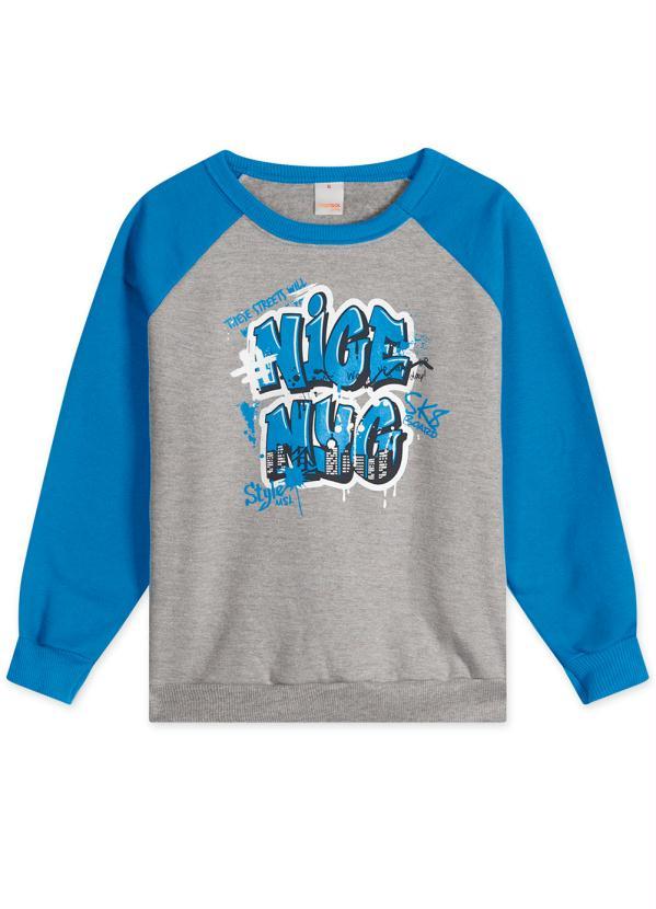 Marisol Play - Conjunto Longo Moletom Infantil Menino Cinza 2