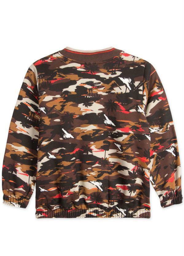 Marisol - Conjunto Longo Moletom Menino Marrom 4