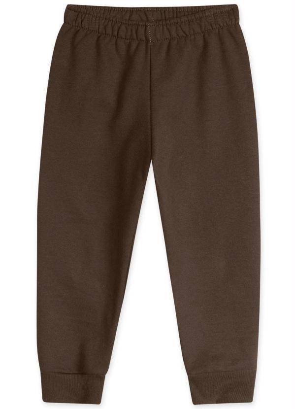 Marisol - Conjunto Longo Moletom Menino Marrom 5