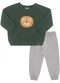 Pulla Bulla - Conjunto Malha Soft e Moletom Verde - variação: Verde