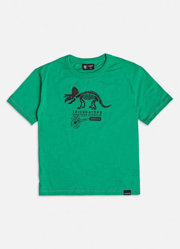 Youccie - Conjunto Manga Curta de Dinossauro Verde 3