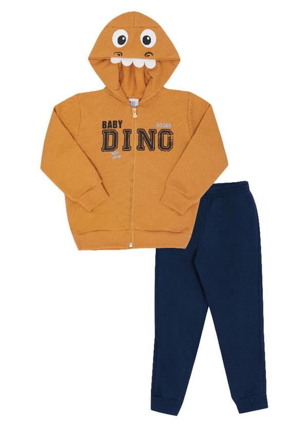 Pulla Bulla - Conjunto Manga Longa Menino Amarelo