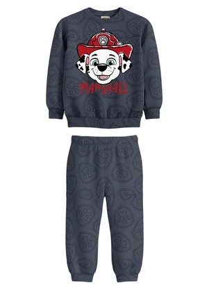 Malwee Kids - Conjunto Marshall® em Moletinho Cinza - MALWEE KIDS