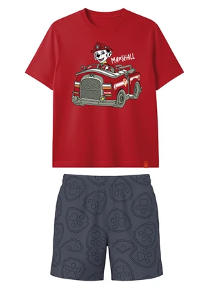 Malwee Kids - Conjunto Marshall® em Moletinho Vermelho - MALWEE KIDS