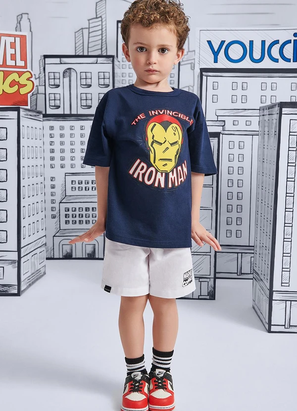 Youccie - Conjunto Marvel Homem de Ferro Azul 1