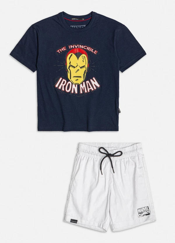 Youccie - Conjunto Marvel Homem de Ferro Azul 4