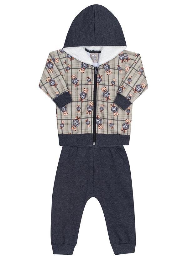 Randa Mundu - Conjunto Masculina Casaco/Calça Moletom Verde