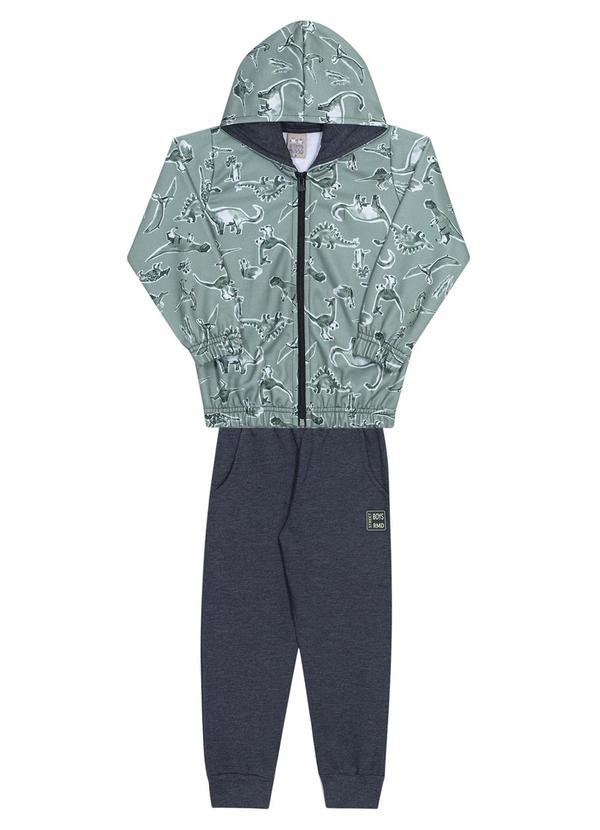 Randa Mundu - Conjunto Masculina Casaco/Calça Moletom Verde