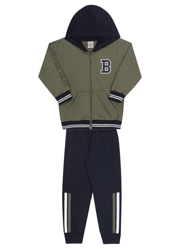 Randa Mundu - Conjunto Masculina Casaco/Calça Moletom Verde