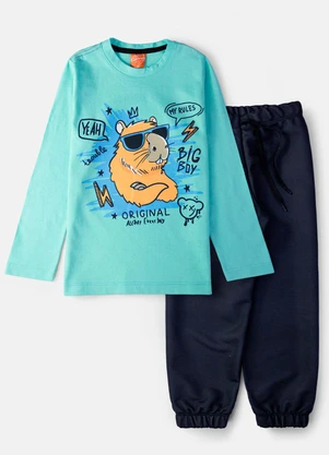 Torrox - Conjunto Masculino Capivara Verde Água - TORROX