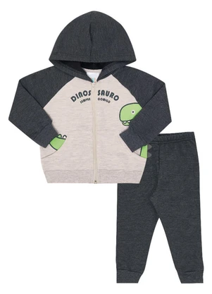 Pulla Bulla - Conjunto Menino Cinza - PULLA BULLA