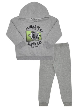 Pulla Bulla - Conjunto Menino Cinza - PULLA BULLA