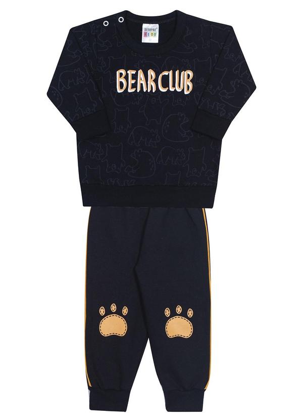 Sempre Kids - Conjunto Masculino Club Preto