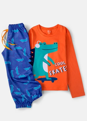 Torrox - Conjunto Masculino Cool Skater Laranja - TORROX