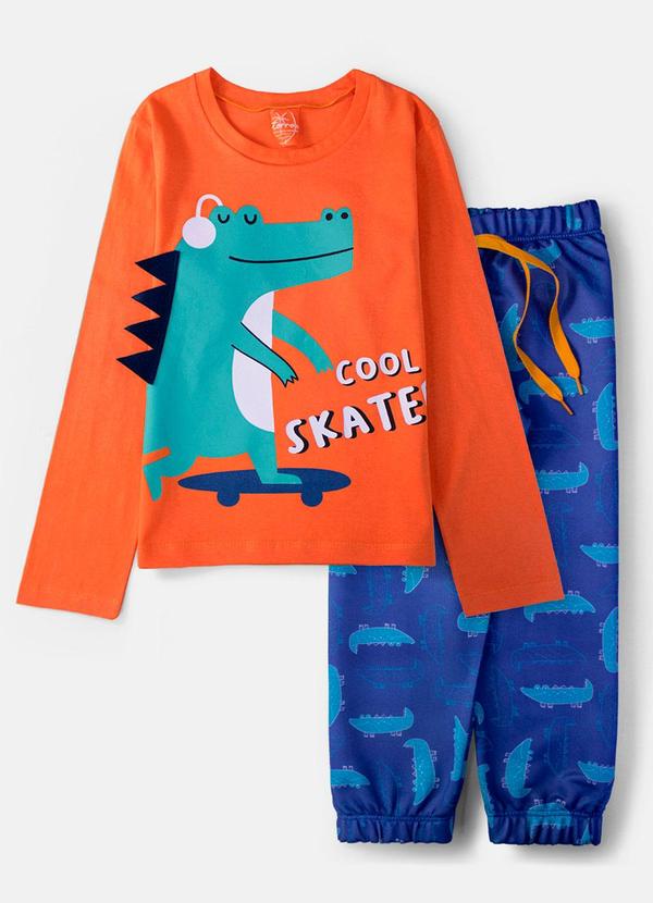 Torrox - Conjunto Masculino Cool Skater Laranja
