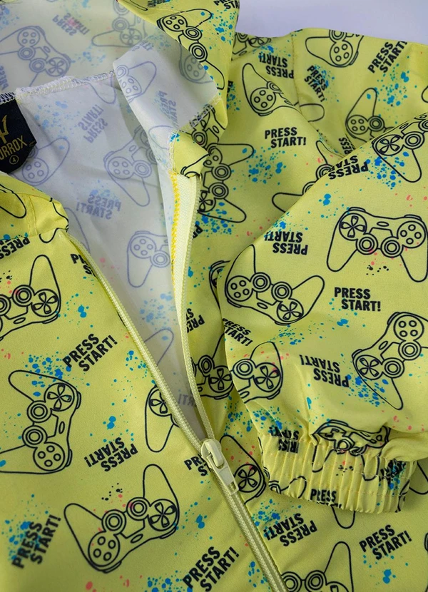 Torrox - Conjunto Masculino Corta Vento Amarelo 3