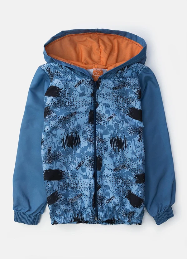 Torrox - Conjunto Masculino Corta Vento C/Capuz Azul 3