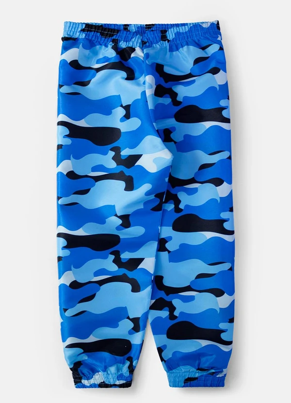 Torrox - Conjunto Masculino Corta Vento Camuflado Azul 4