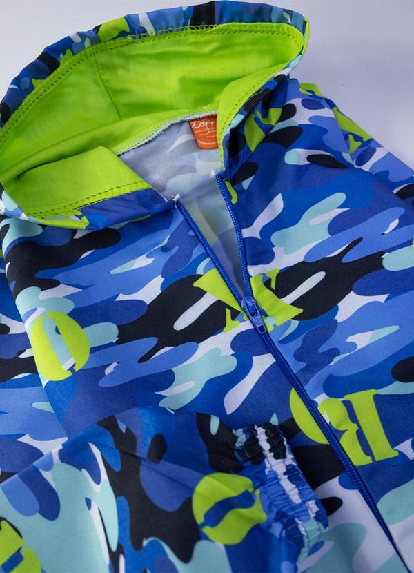 Torrox - Conjunto Masculino Corta Vento Camuflado Marinho 2