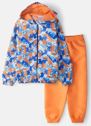 Torrox - Conjunto Masculino Corta Vento Dinos Azul - TORROX