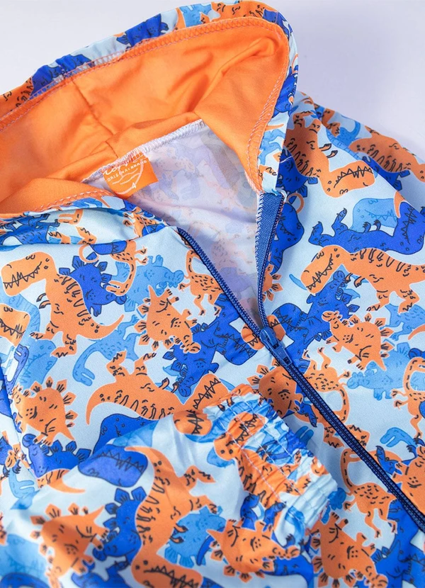 Torrox - Conjunto Masculino Corta Vento Dinos Azul 2