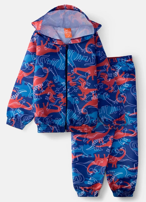 Torrox - Conjunto Masculino Corta Vento Dinos Marinho