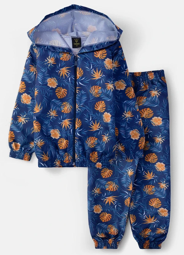 Torrox - Conjunto Masculino Corta Vento Marinho