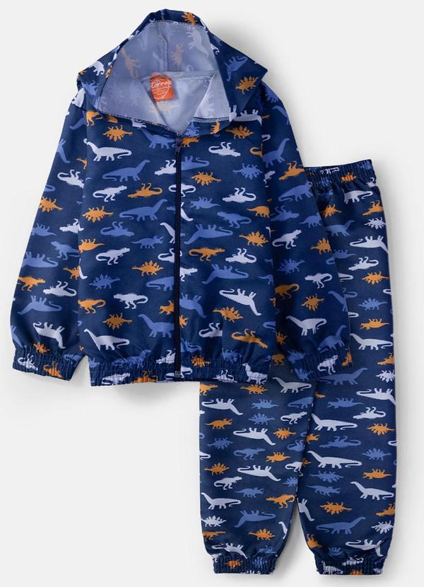 Torrox - Conjunto Masculino Corta Vento Marinho