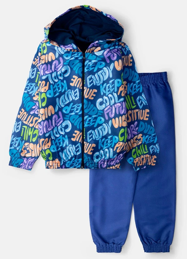 Torrox - Conjunto Masculino Corta Vento Marinho 1