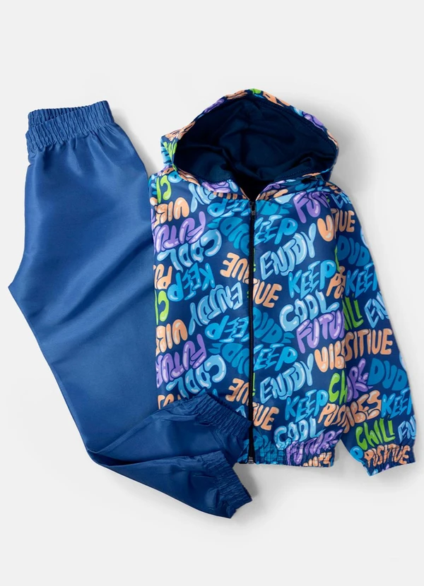 Torrox - Conjunto Masculino Corta Vento Marinho 2