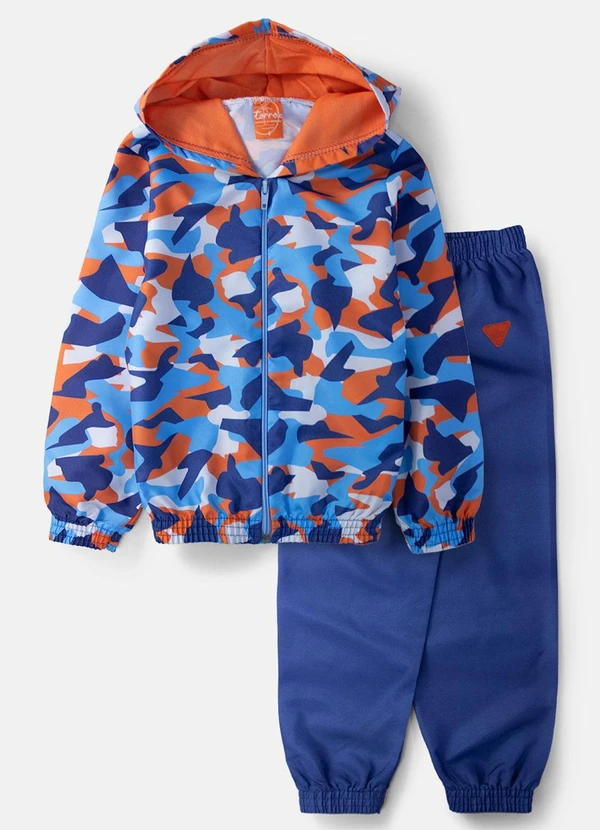 Torrox - Conjunto Masculino Corta Vento Multicolorido